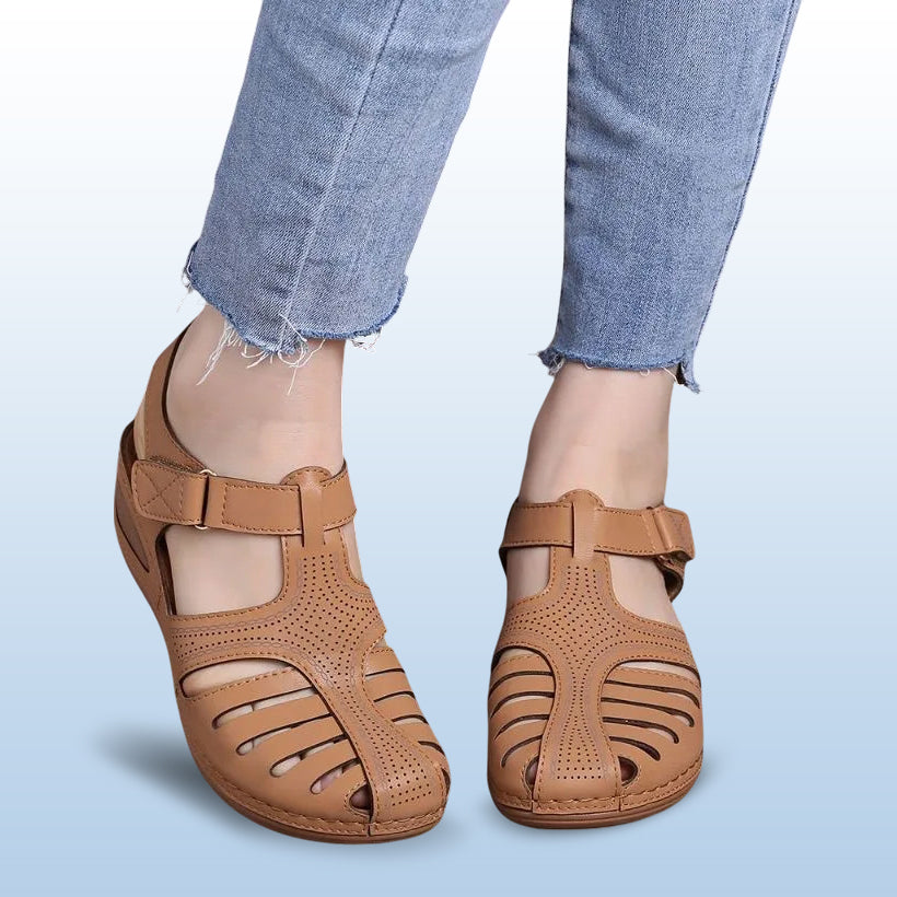 VoetSupport - Orthopedische Suède Sandalen