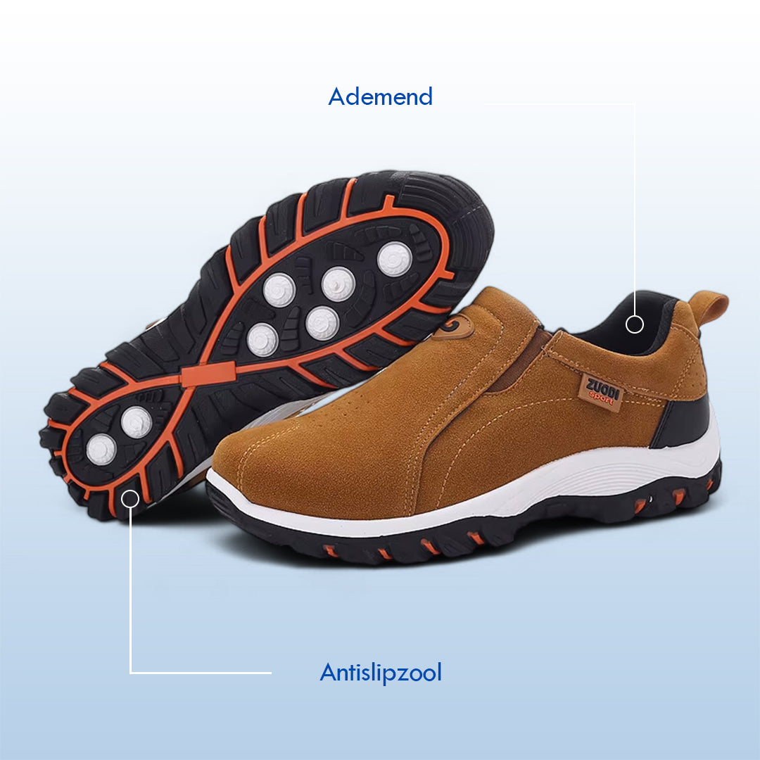 VoetSupport - Orthopedische Suède Heren Slip-ons