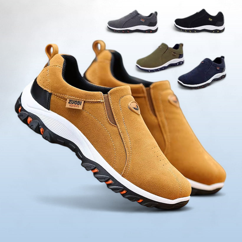 VoetSupport - Orthopedische Suède Heren Slip-ons
