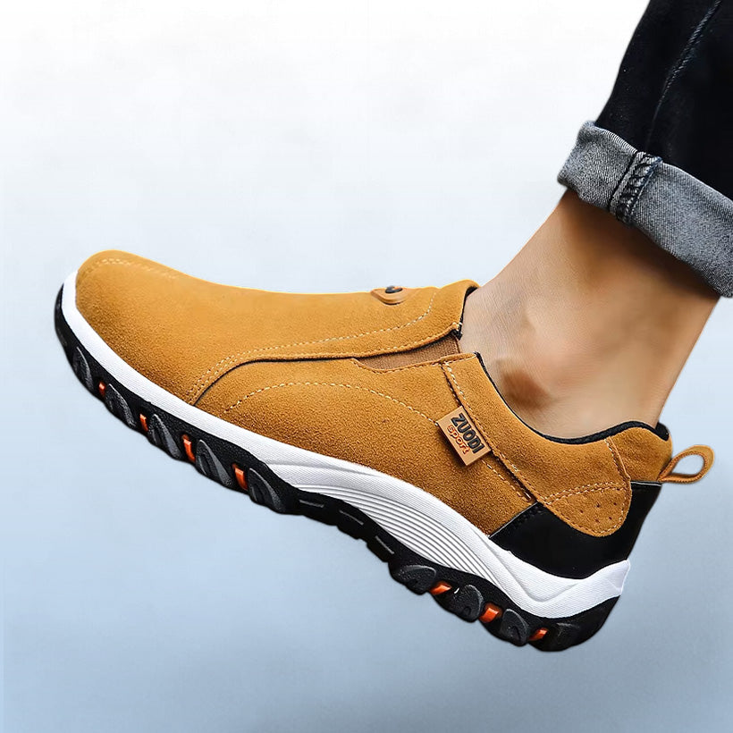 VoetSupport - Orthopedische Suède Heren Slip-ons
