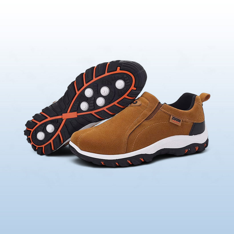 VoetSupport - Orthopedische Suède Heren Slip-ons